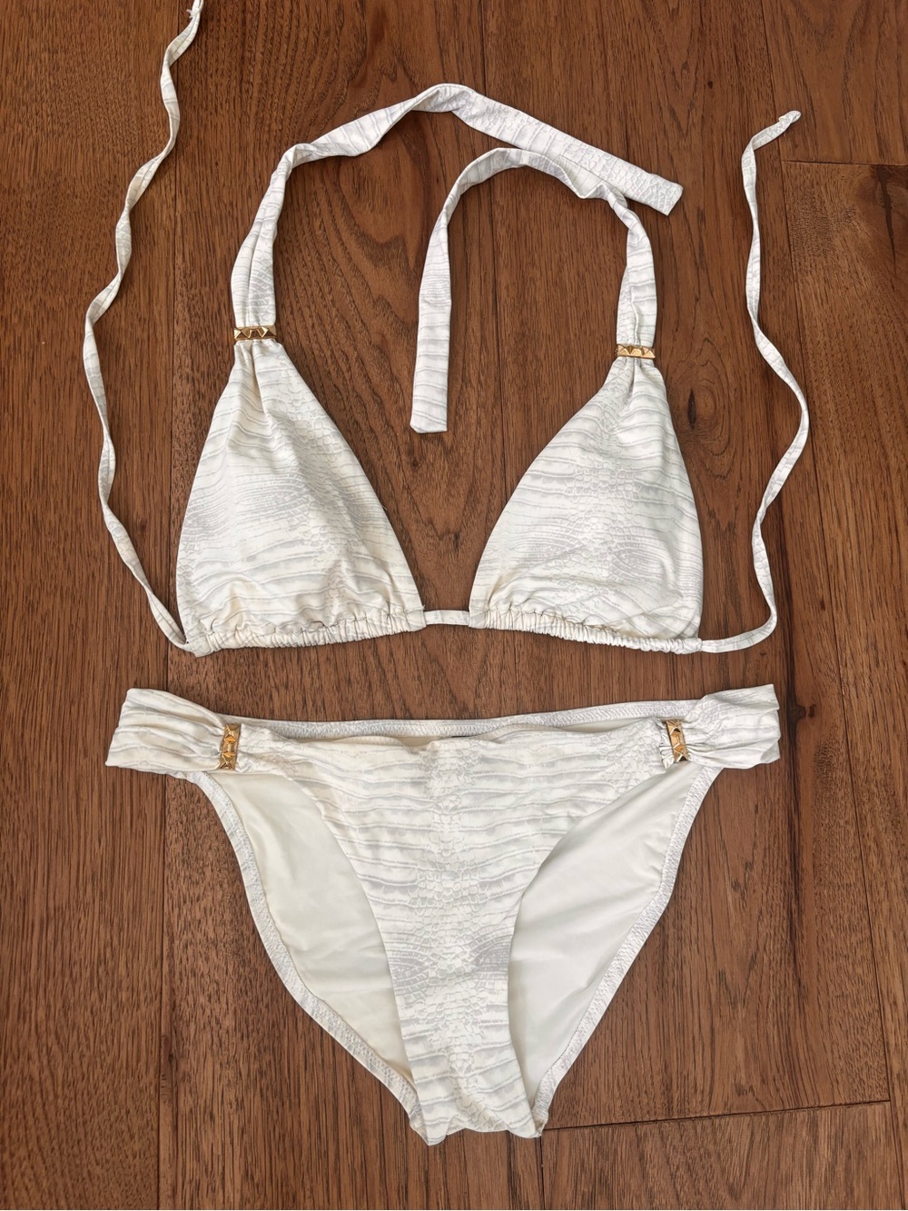 BCBGMaxAzria Cream bikini set